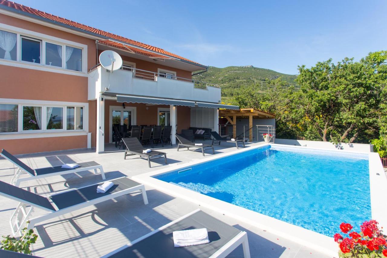 Villa Ivano With Sea&Mountain View Kastel Stari ภายนอก รูปภาพ