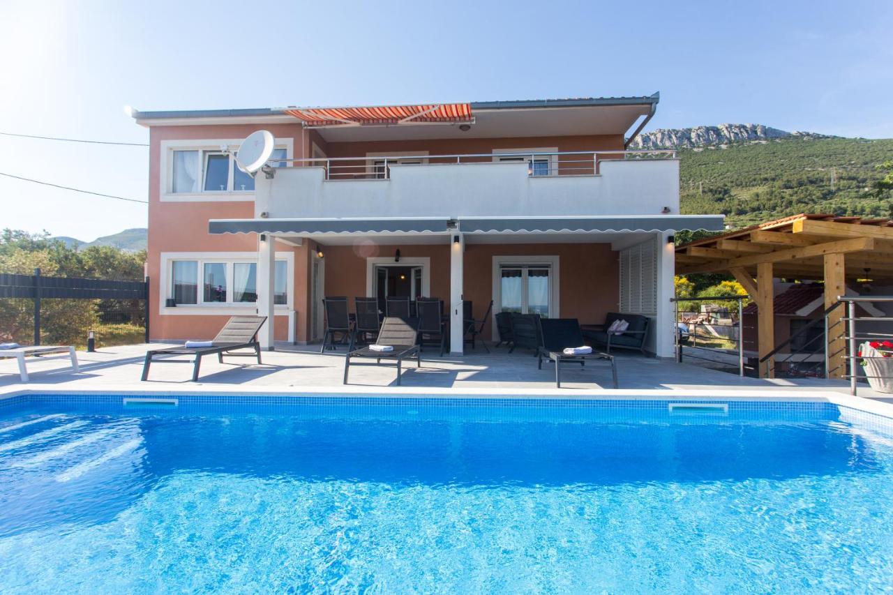 Villa Ivano With Sea&Mountain View Kastel Stari ภายนอก รูปภาพ