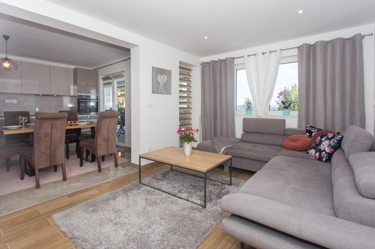 Villa Ivano With Sea&Mountain View Kastel Stari ภายนอก รูปภาพ